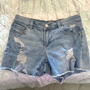 Denim shorts